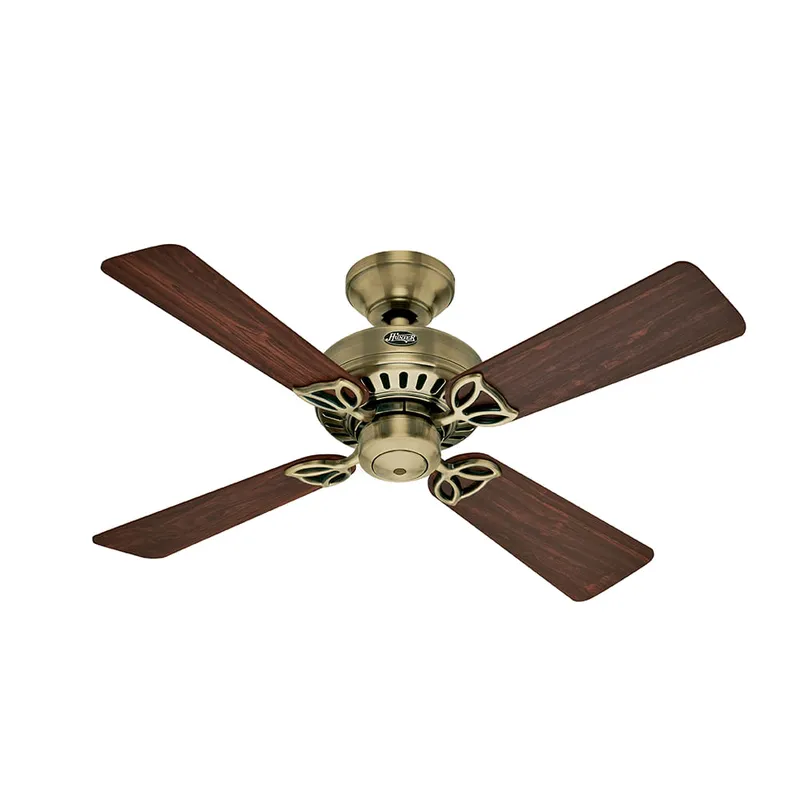 Ventilador de Teto Residencial Bayport Metal Antigo Hunter Fan 110V