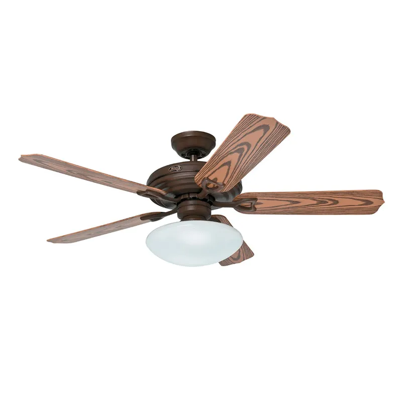 Ventilador de Teto Residencial Beaufort Carvalho Hunter Fan Bivolt 110V
