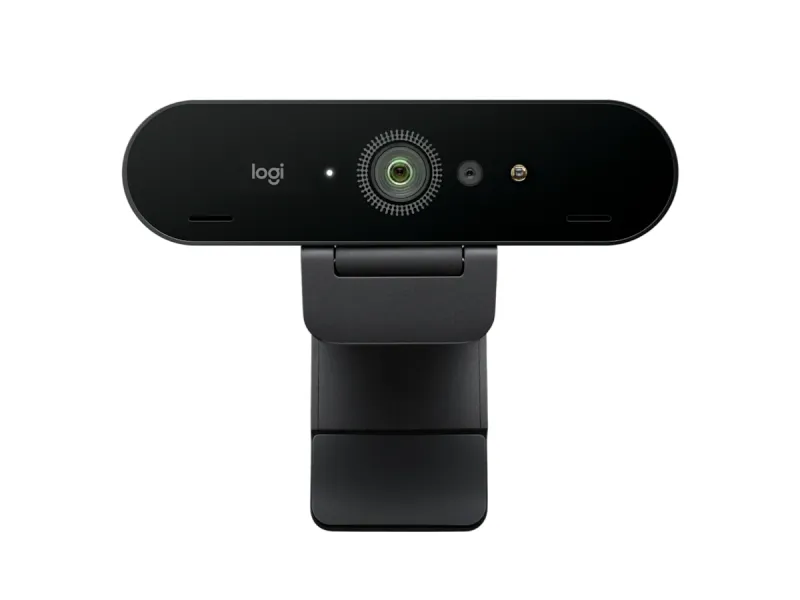 Webcam Logitech Brio 4K Ultra HD com HDR, RightLight 3, Windows Hello, Microfone Duplo e Tampa de Privacidade
