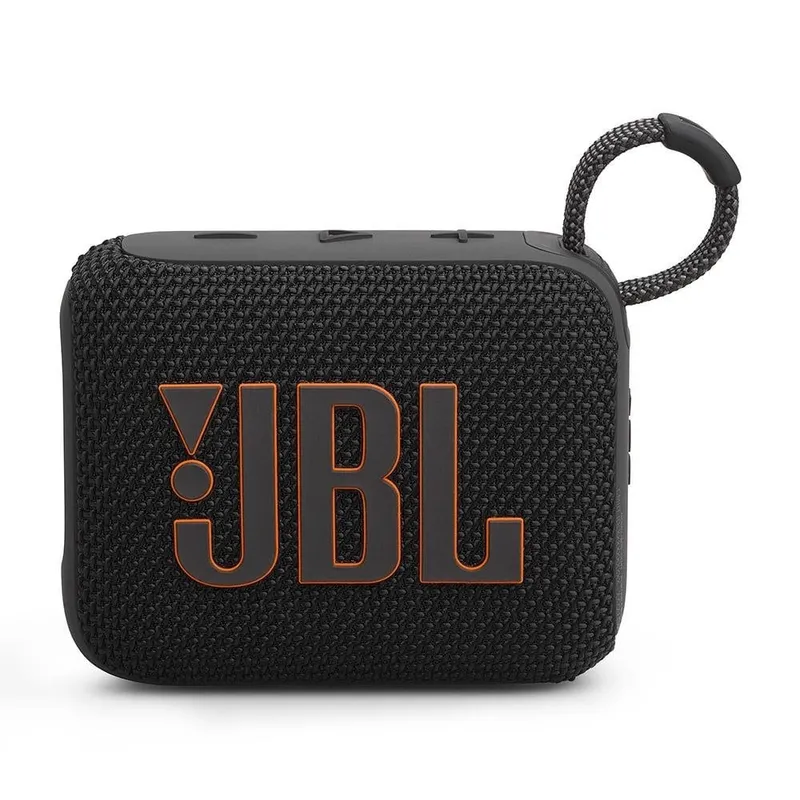 Caixa de Som Portátil JBL GO 4, Bluetooth 5.3, 4.2W RMS, À Prova d'Água IP67, Até 7h de Bateria, Preto - JBLGO4BLK