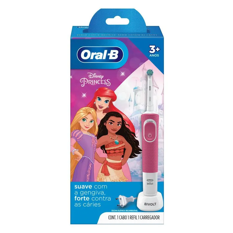 Escova de Dentes Elétrica Oral-B Princess Bivolt