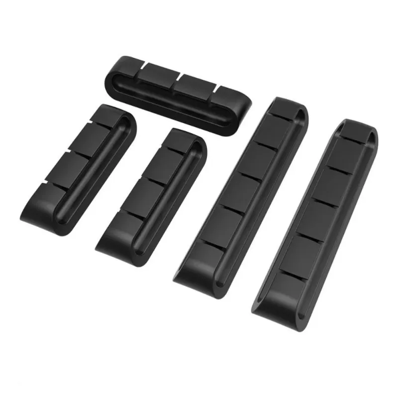 Organizador de Cabos Akasa AK-MX339-BK Autoadesivo para Até 5 Cabos Preto
