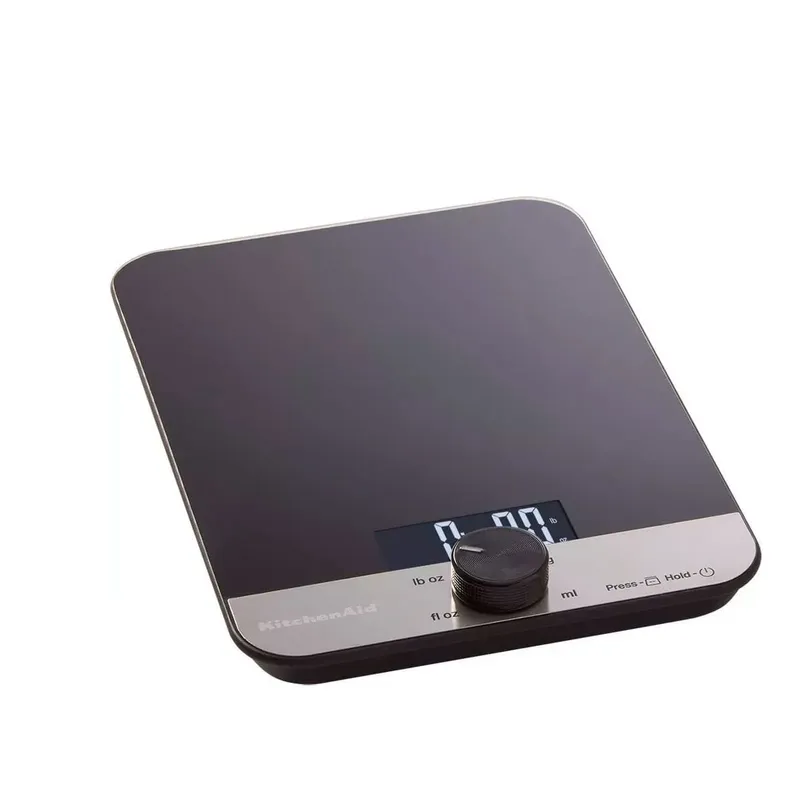 Balança Digital de Vidro Preto KitchenAid Bivolt