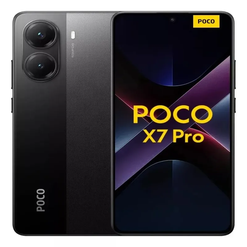 Smartphone Xiaomi POCO X7 Pro 5G 512GB 12GB RAM Tela AMOLED 6,67'' 1.5K 120Hz Preto