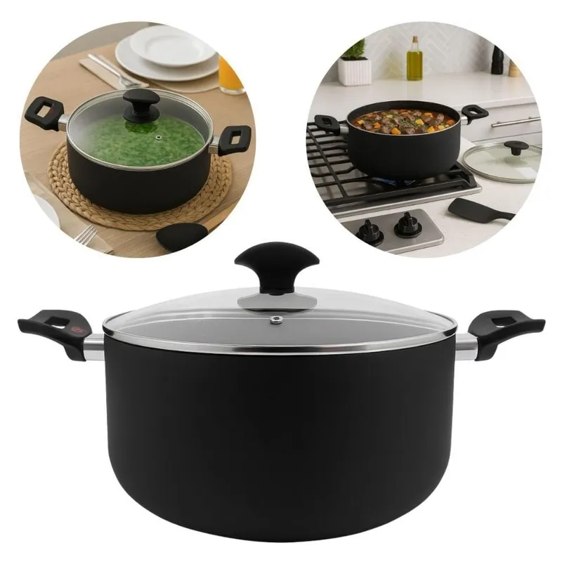 Panela Caçarola Grande Antiaderente 30cm Betty Crocker