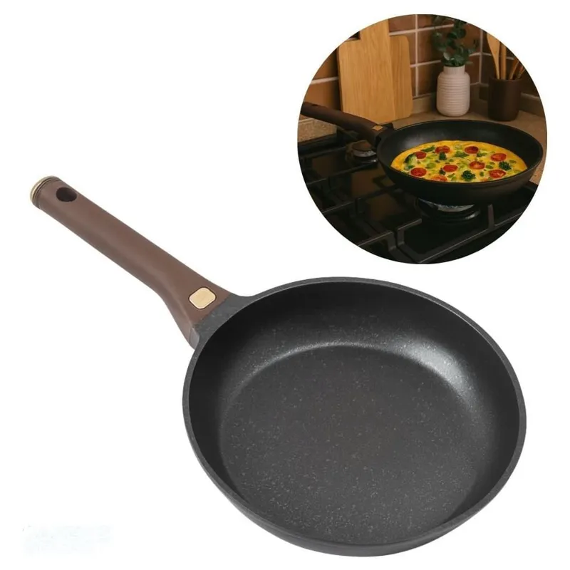 Frigideira Antiaderente 26cm Alumínio Fundido Cerâmica Preta