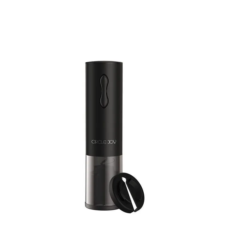 Abridor De Vinhos Elétrico Circle Joy Preto Bivolt