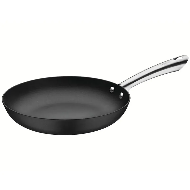 Frigideira Antiaderente 30cm Tramontina Trento Ferro Esmaltado Preto Cabo Inox