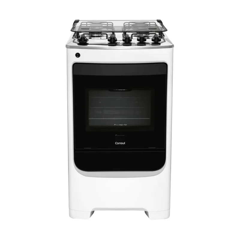 Fogão Consul 4 Bocas Branco com Acendimento Automático CFO4NAB Bivolt