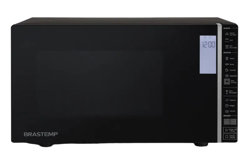Micro-ondas Brastemp 32L Preto com Grill e Painel Integrado BMG45AE 110V