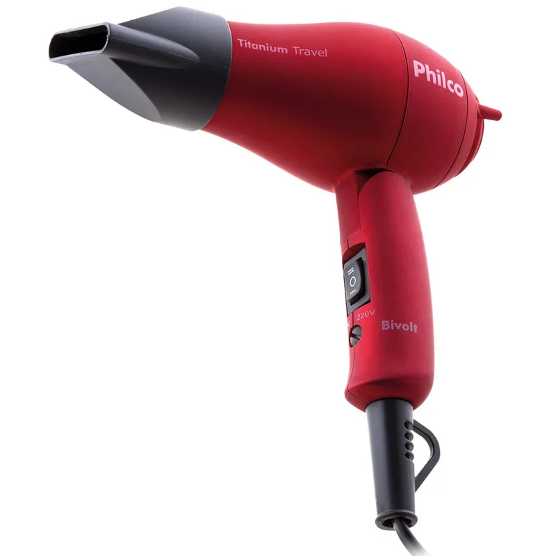 Secador de Cabelo Philco Titanium Travel 750W Bivolt