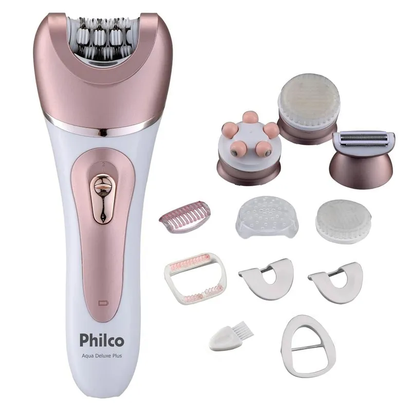 Depilador Philco Aqua Deluxe Plus PDP02 Rosa Bivolt