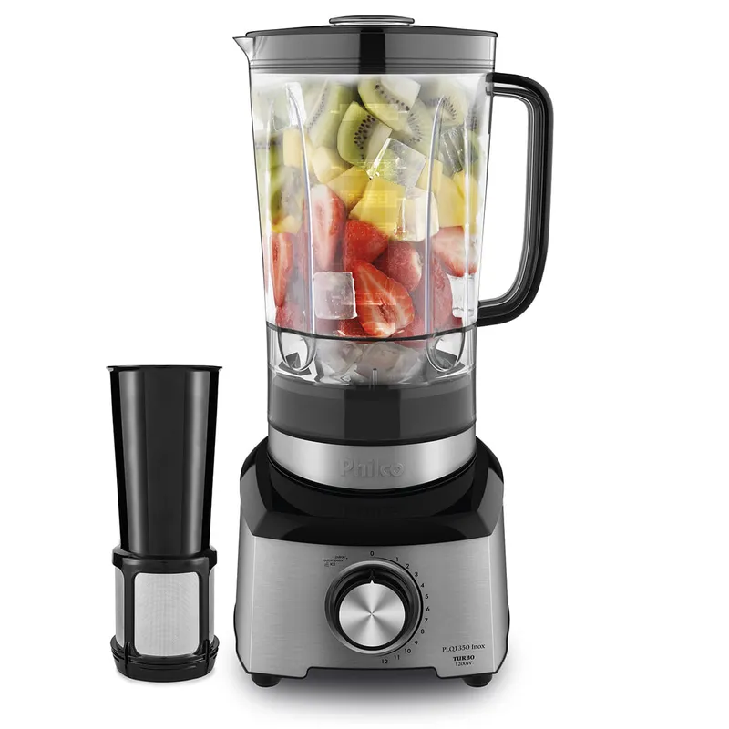 Liquidificador Philco Inox Turbo 1200W 110V