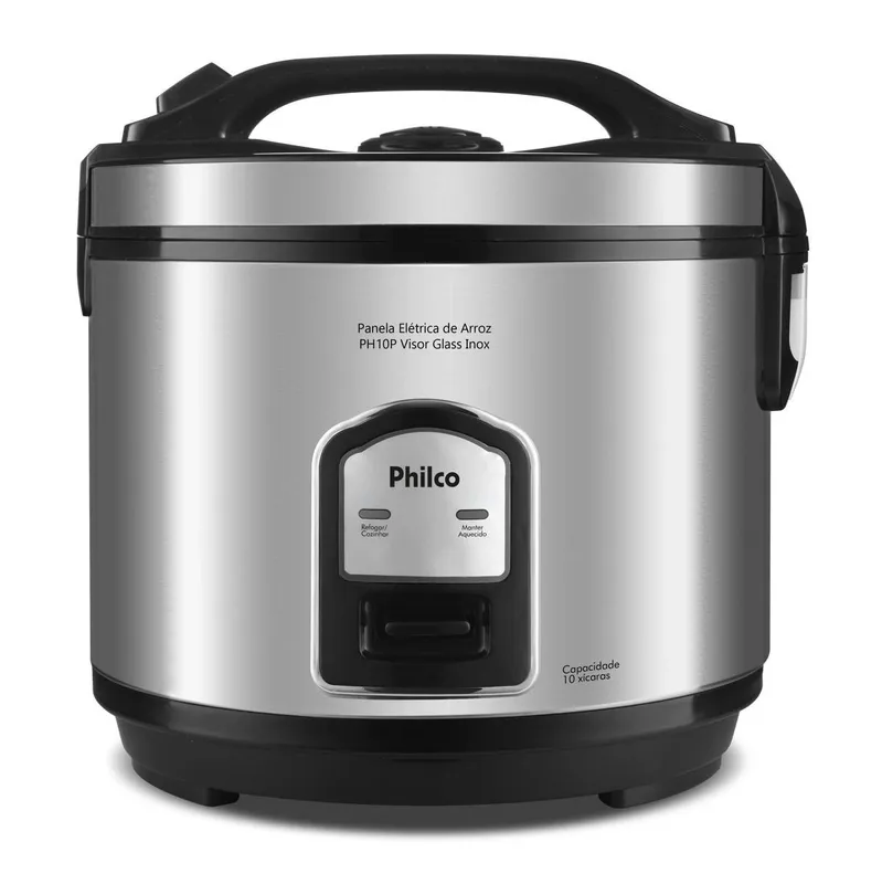 Panela de Arroz Elétrica Philco Inox 10 xícaras PH10P