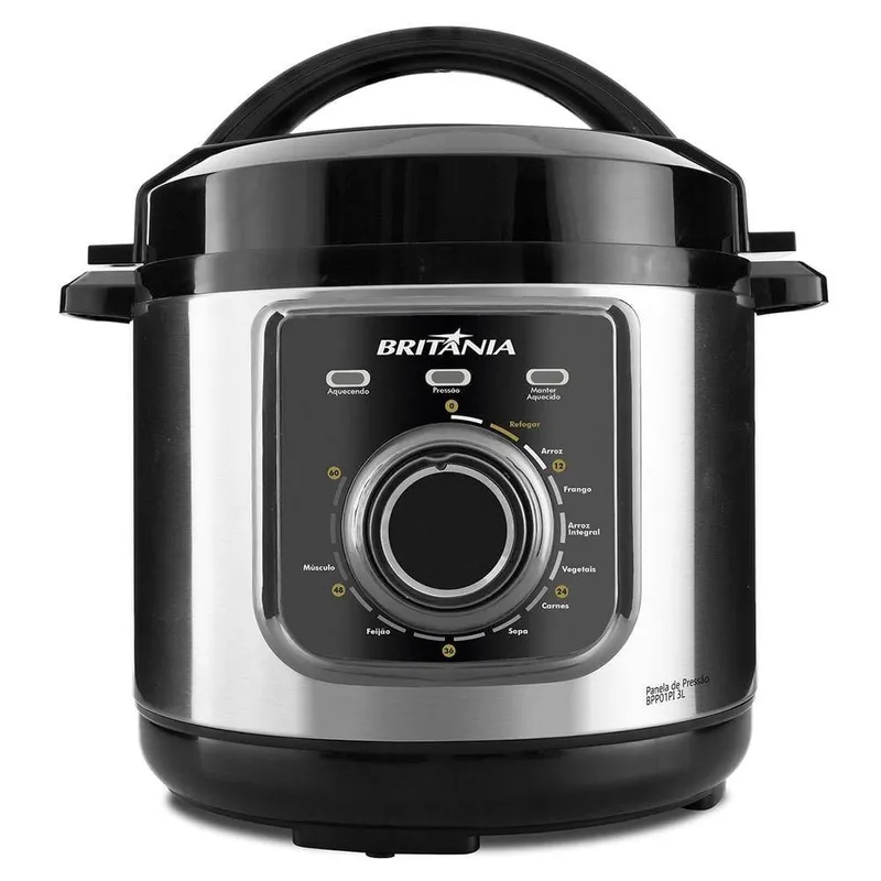 Panela de Pressão Elétrica Multifuncional Britânia BPP01PI 3L com 220V
