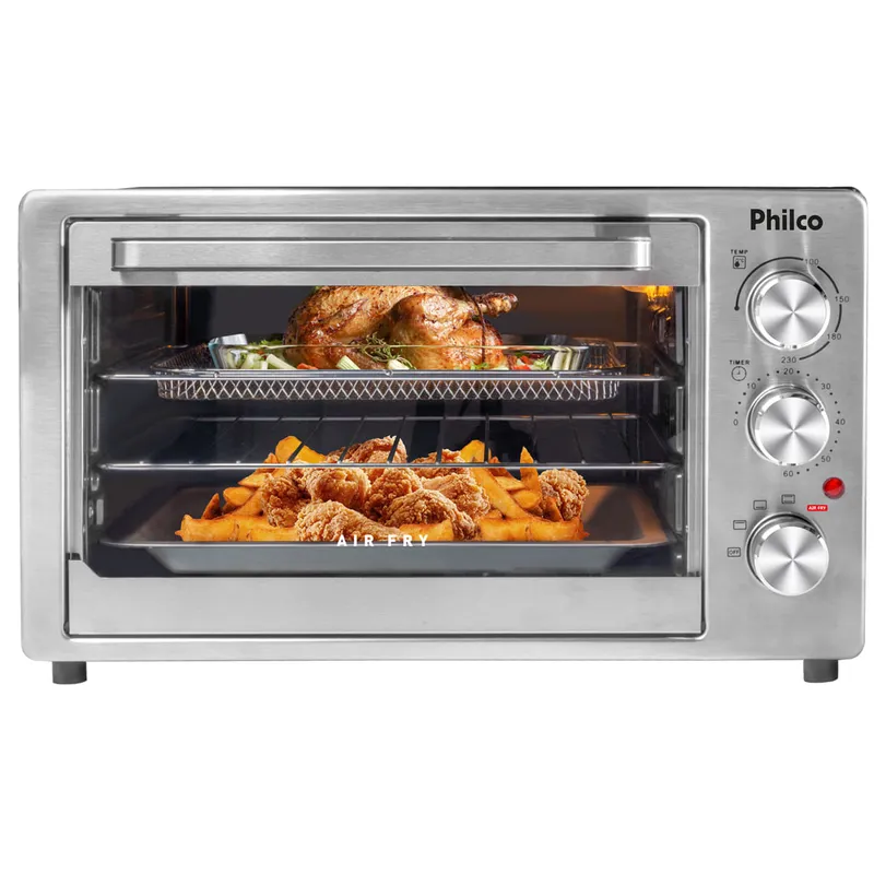 Forno Elétrico Air Fryer Philco 40L Inox PFE40I 110V