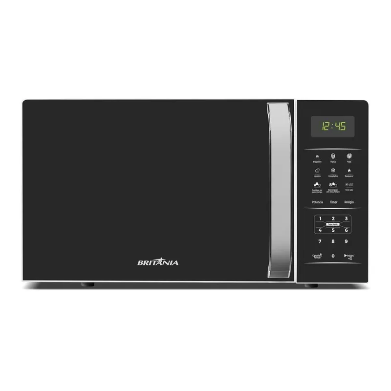 Micro-ondas de Bancada Britânia BMO23 20L 1100W Pintura Limpa Fácil