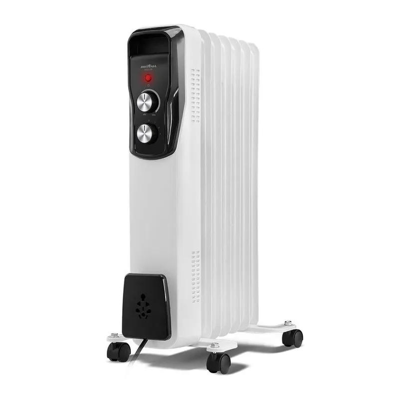 Aquecedor a Oleo Britania BAQ1720B 1500W Termostato 110V