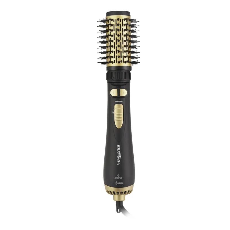 Escova Rotativa Secadora Britânia BER20PD com 3 Temperaturas Bivolt