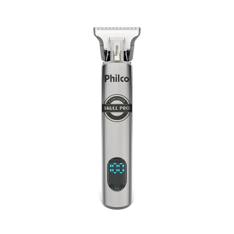 Máquina de Cortar Cabelo Philco Sem fio + Display Led PCRE1 Bivolt