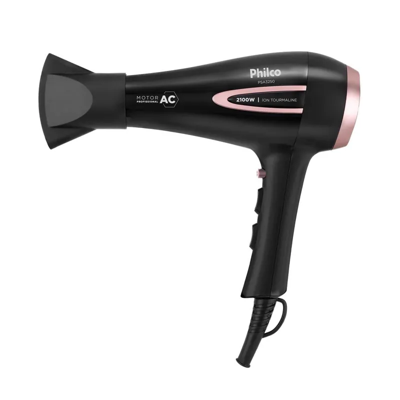 Secador de Cabelo com Íons Tourmaline 2100W Philco PSA3250