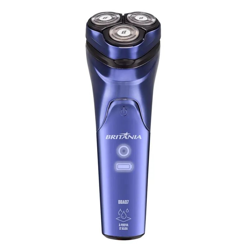 Barbeador Eletrico Britania BBA07 Azul Bivolt