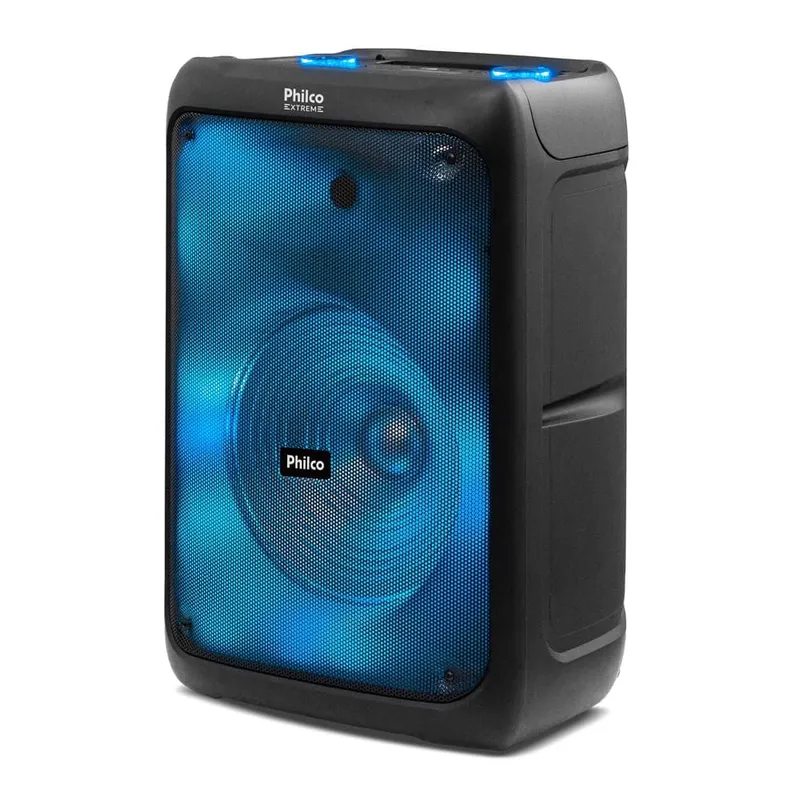 Caixa de Som Philco PCX5200 com Bluetooth, Radio FM, 4.400 mAh, Di Bivolt
