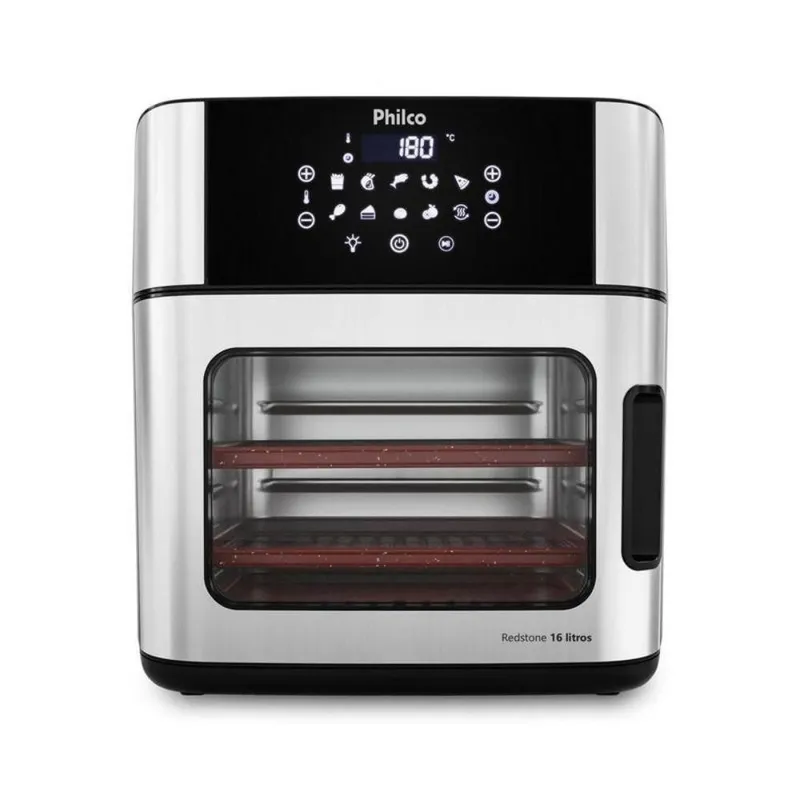 Fritadeira Air Fryer Oven Digital 16L PAF16 Philco Preto 110V
