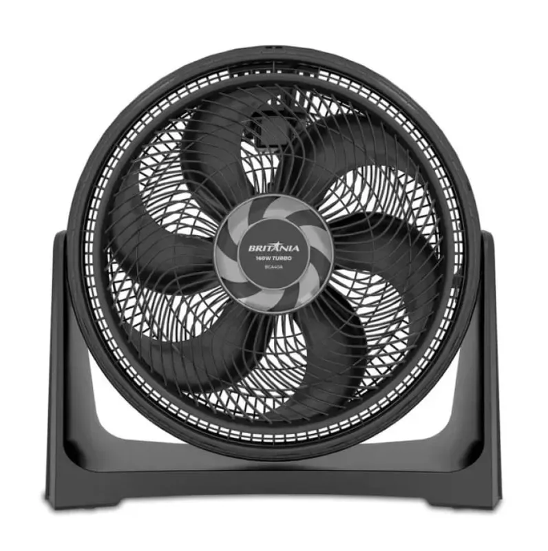 Ventilador Circulador de Ar Britania BCA40 Preto Alta Vazao 110V
