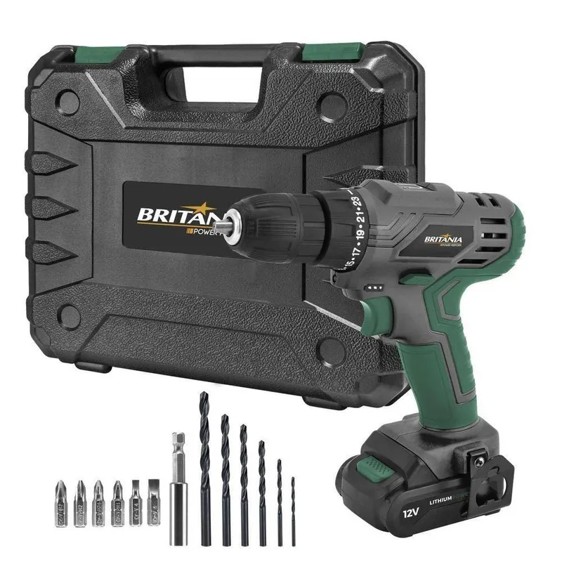 Parafusadeira 2 em 1 Britania Speed Control BPFE12M 800RPM Bivolt