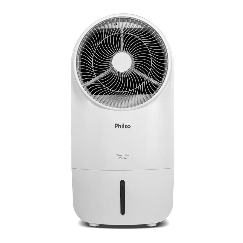 Climatizador de Ar Philco 14L 4 em 1 Filtro Colmeia 90W Branco 110V