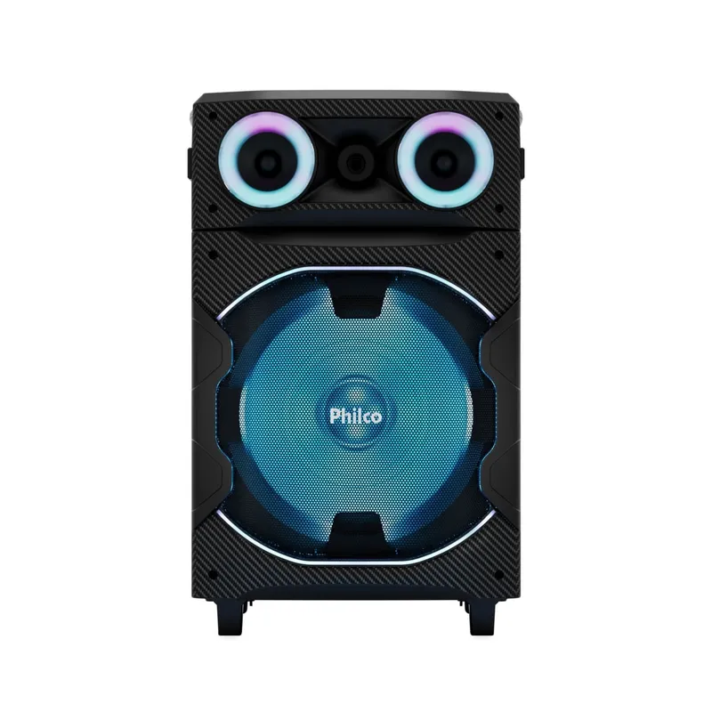 Caixa de Som Amplificada Philco PCX7300 1700W Bluetooth Rádio FM P Bivolt