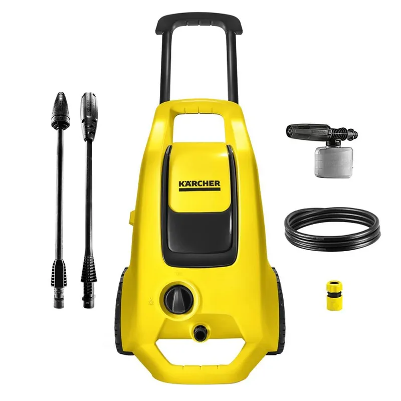Lavadora de Alta Pressão Kärcher K3 Force Turbo 1815PSI 1500W com Rodas e Canhão de Espuma