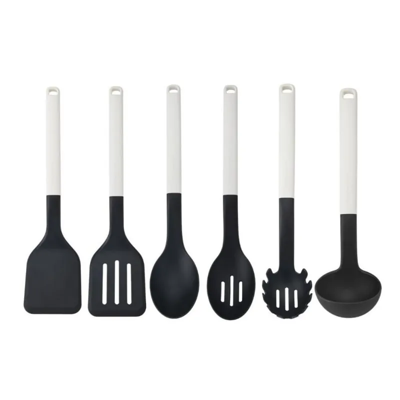 Jogo Utensilios Cozinha Completo 6 Peças Branco KitchenAid
