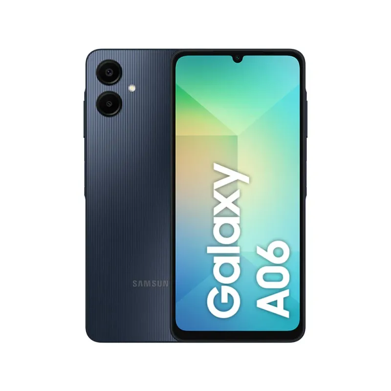 Smartphone Samsung Galaxy A06 4G 128GB 4GB RAM Tela 6,7" HD+ Câmera 50MP Bateria 5000mAh Android 14 Azul Escuro