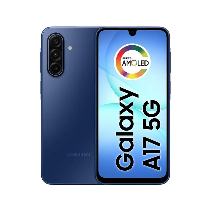 Smartphone Samsung Galaxy A17 5G 128GB 6,7 Super AMOLED Câmera Tripla 50MP IA Gemini Azul