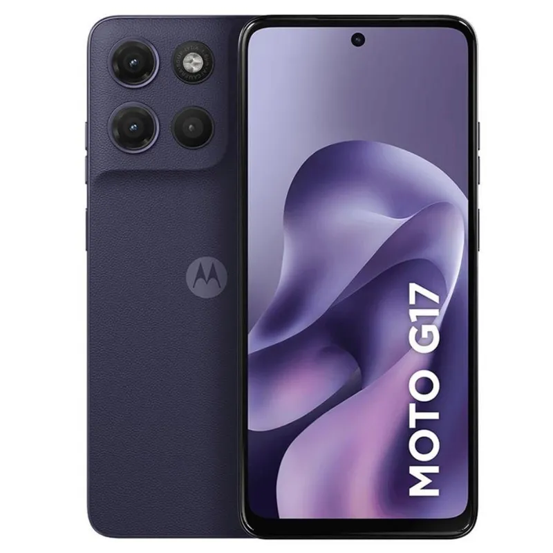 Smartphone Motorola Moto G17 XT2623 256GB 4GB RAM + 8GB RAM Boost 4G NFC Roxo