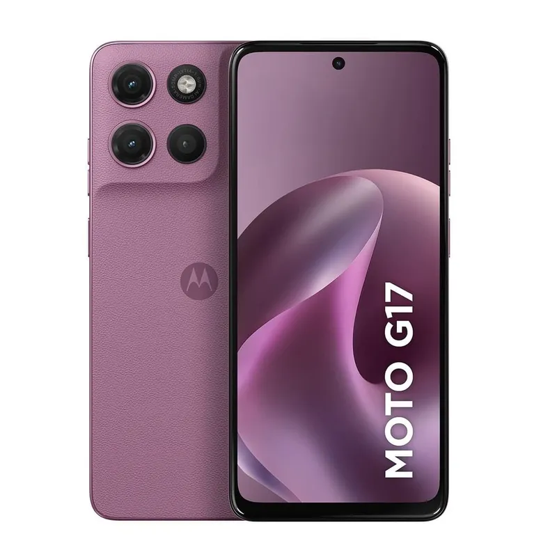 Smartphone Motorola G17 Tela 6,7” 256GB 4G Câmera 50MP Bordeaux