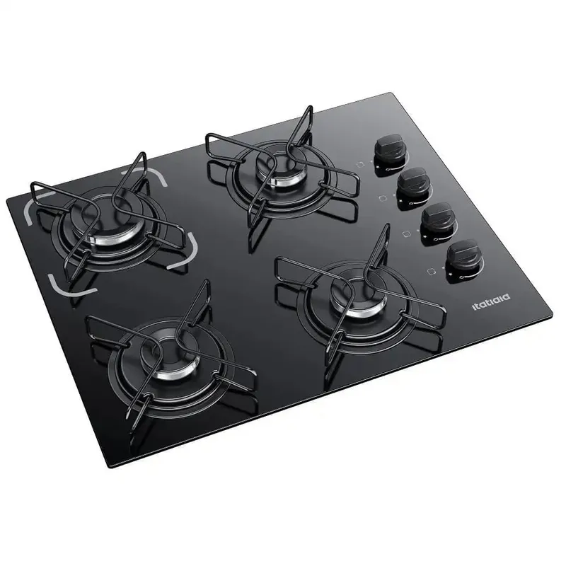 Cooktop Itatiaia 4 Bocas Essencial Preto Bivolt