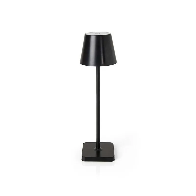 Luminaria de Mesa Tatil Regulavel Copa e Cia Ross 37.5cm Preta Bivolt