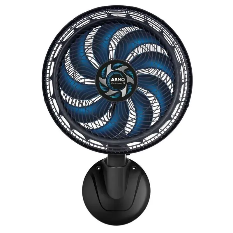 Ventilador de Parede Arno VE9P X-treme 40CM 9 Pás Preto