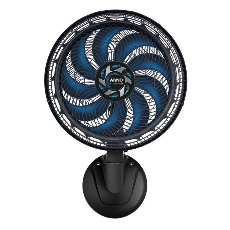 Ventilador de Parede Xtreme 9 VE9P Arno Preto com Azul 110V