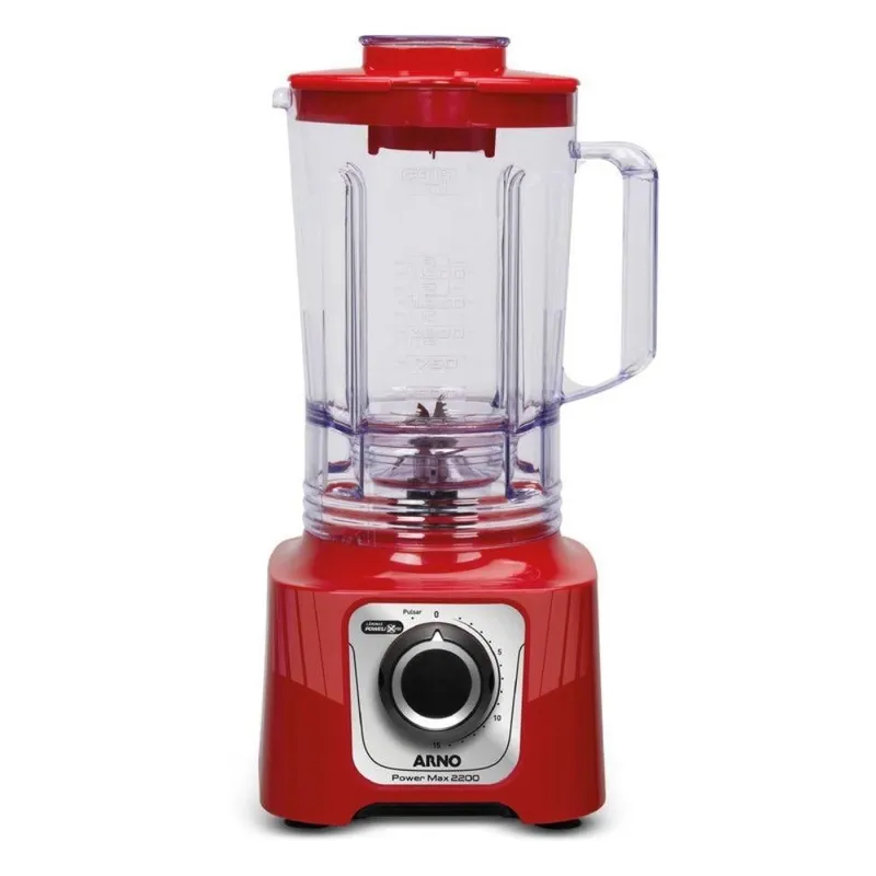Liquidificador Ln63 Power Max 2200W Jarra 3,1 Litros Arno Vermelho 220V