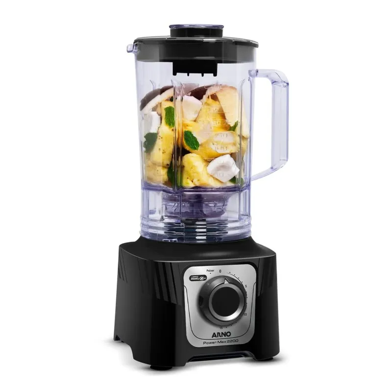 Liquidificador Arno Power Max LN66 2200W 3,1L 15 Velocidades Preto 220V