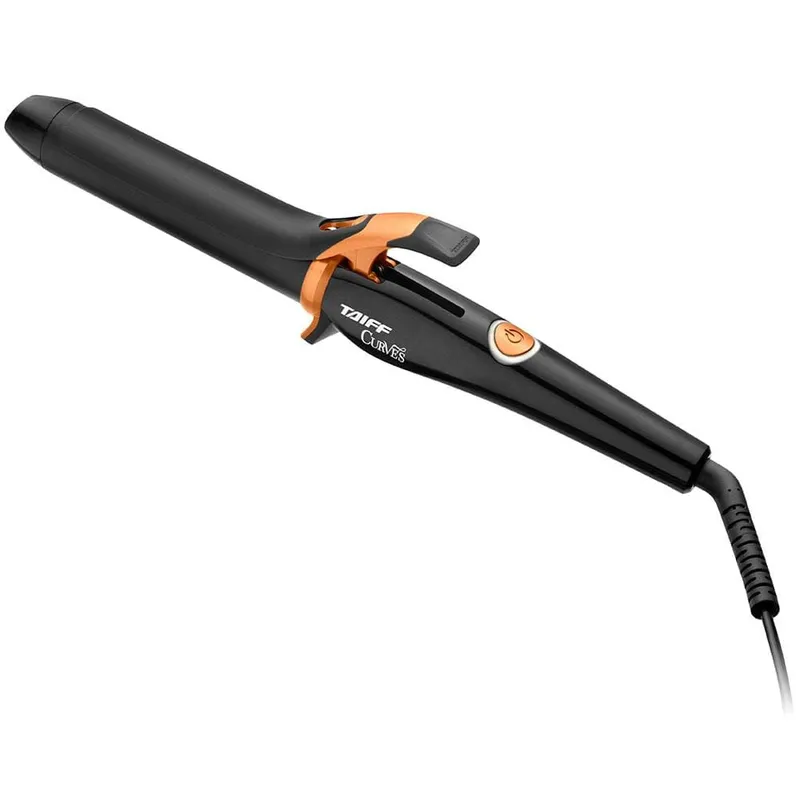Modelador de Cachos Taiff Curves 1 1/4 Preto Bivolt