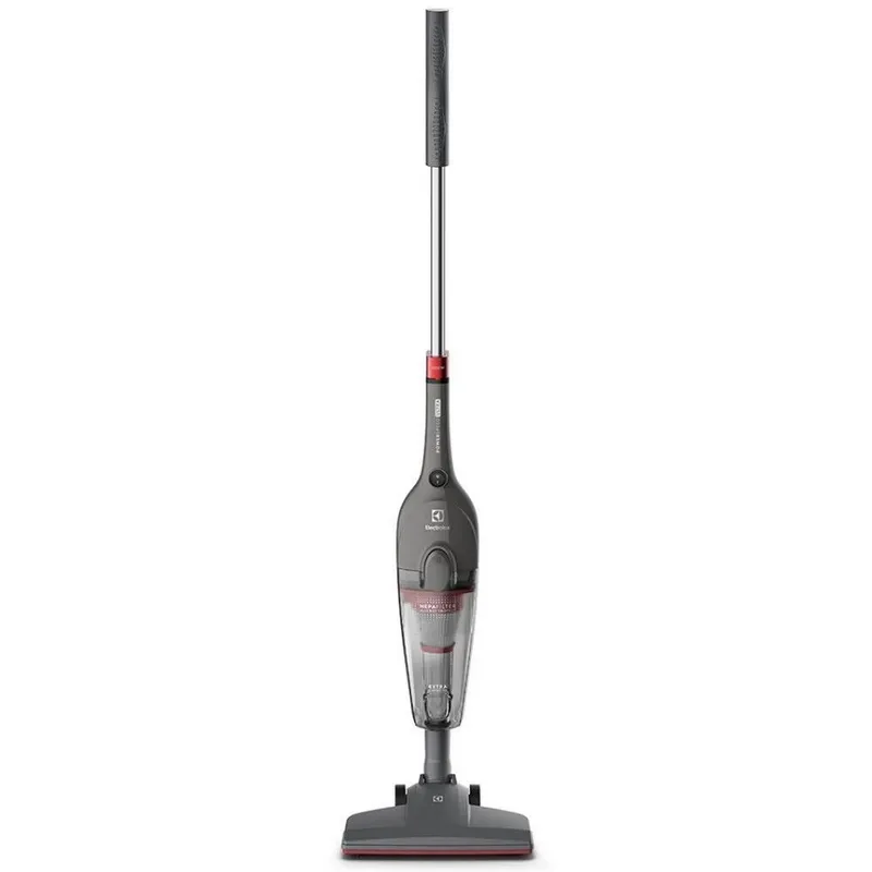 Aspirador de Pó Vertical 2 em 1 Electrolux Stk15 Powerspeed Ultra 1300W Hepa Cinza 220V