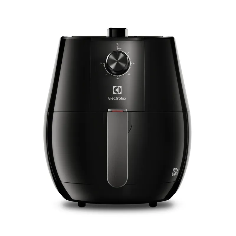 Air Fryer Electrolux por Rita Lobo 3,2L Preta Efficient 1400W EAF11 220V