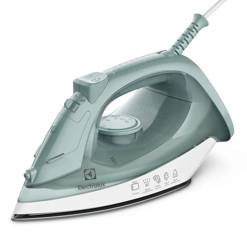 Ferro de Passar Roupa a Vapor e a Seco Electrolux Efficient com Vapor Vertical ESI11