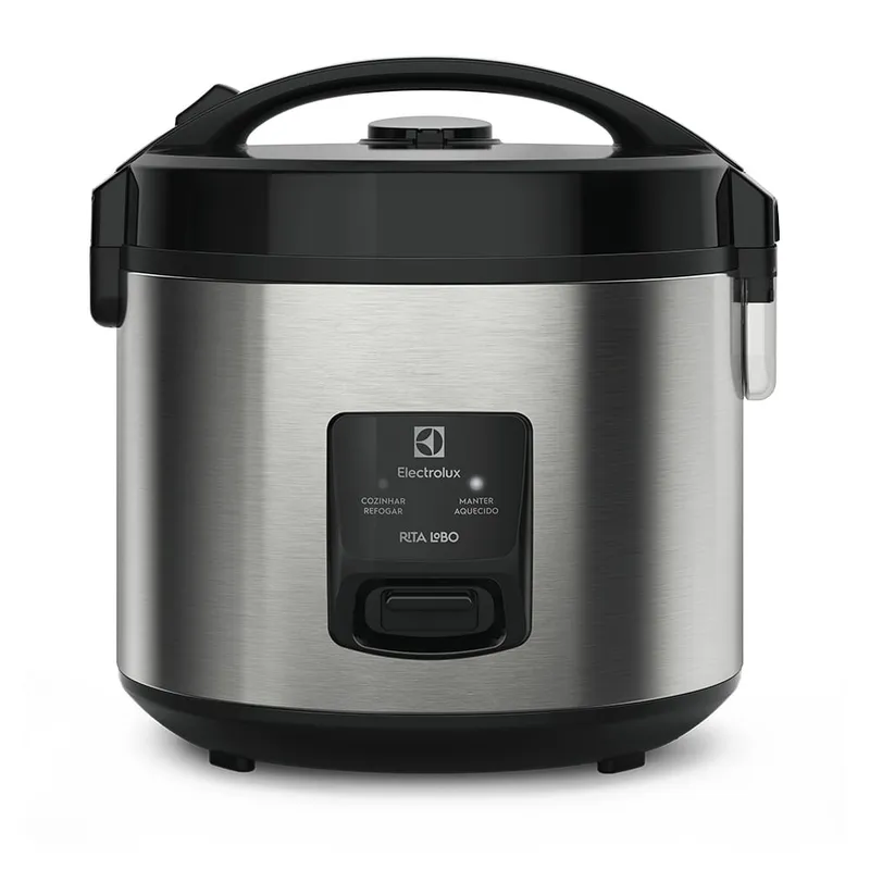 Panela de Arroz Elétrica Electrolux por Rita Lobo 3,5L Preta Efficient 2 em 1 ERC20