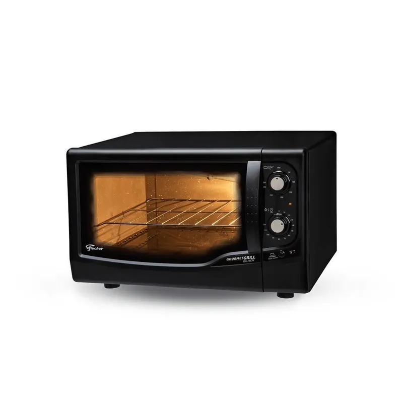 Forno Eletrico de Bancada Fischer Gourmet Grill 44L 1750W Preto 110V
